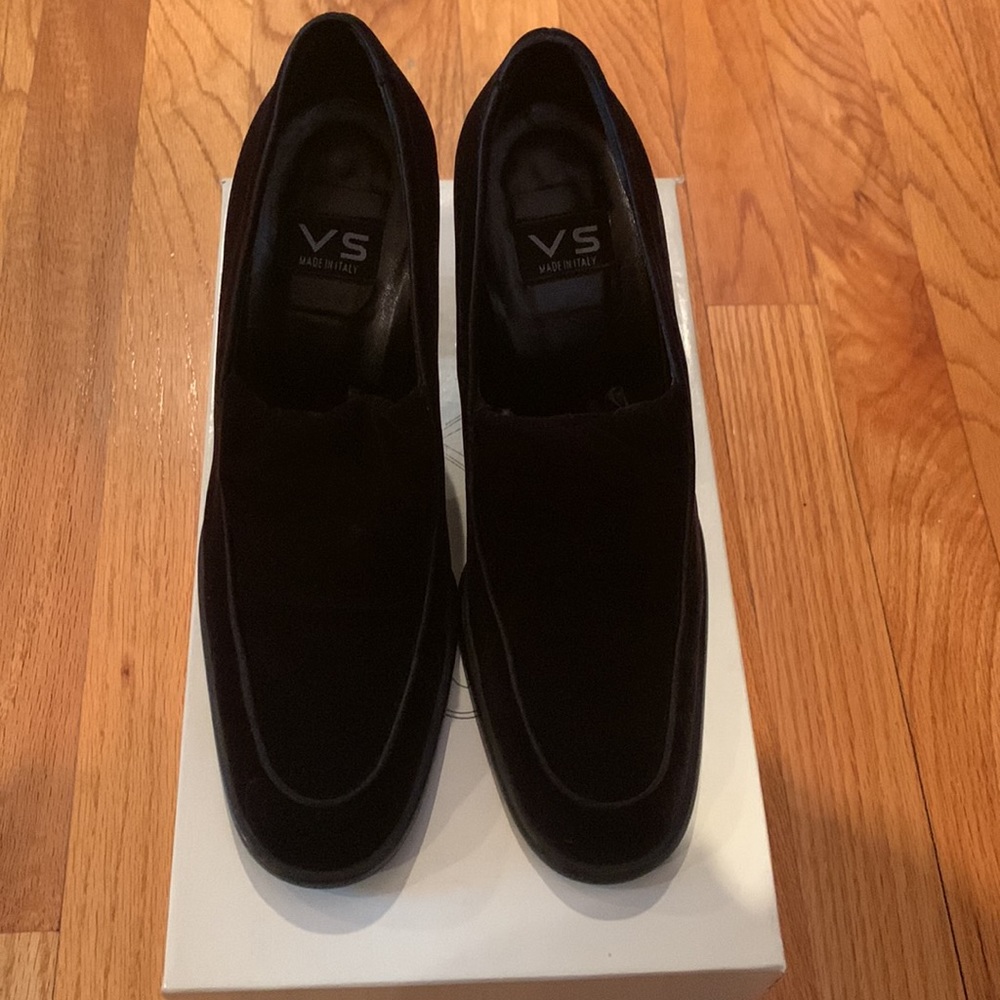 VIA SPIGA BLACK VELOUR AND SUEDE HIGH HEEL WINTER SHOE size 7